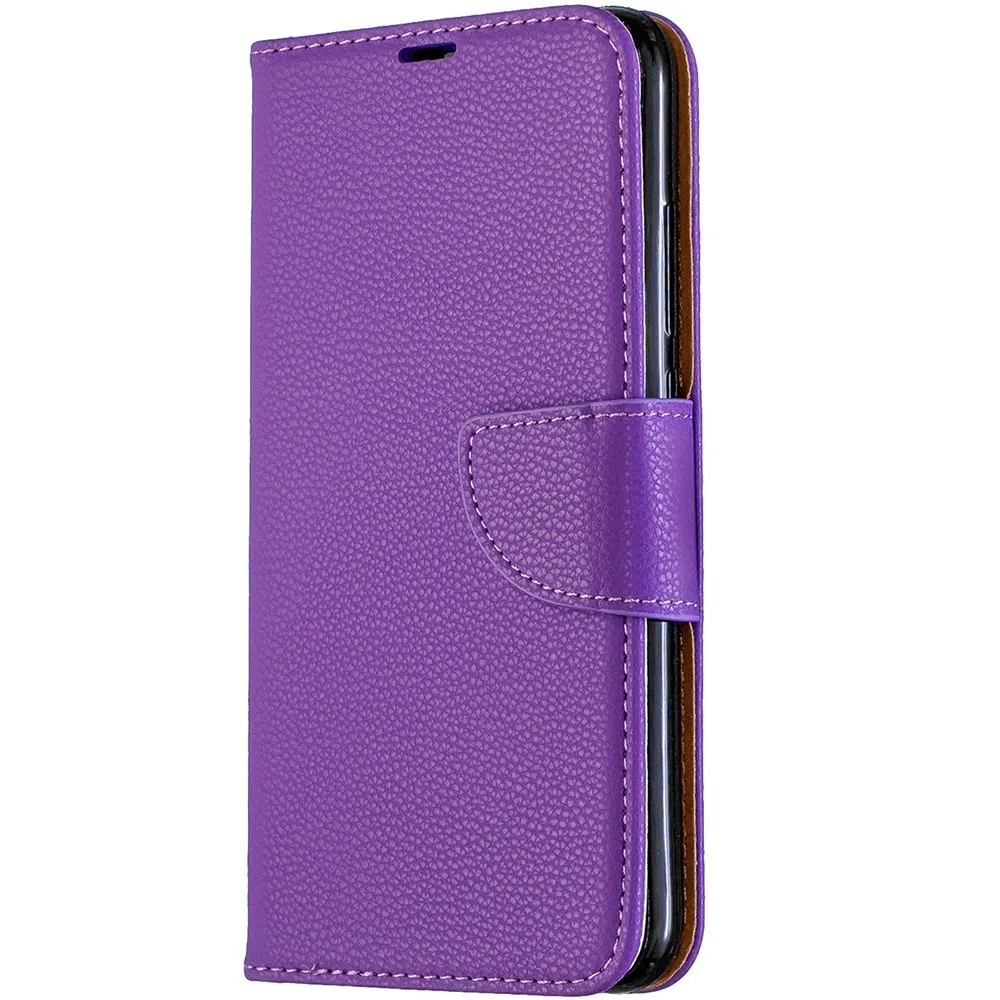 1 Purple Чехол для huawei Y9 Prime откидная крышка PU кожаный бумажник карта мягкий держатель чехол для телефона - Цвет: 1 Purple