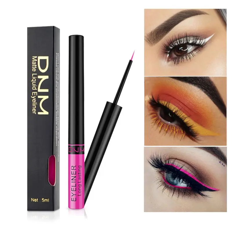 

Waterproof Matte Eye Cosmetics Colorful Eyeliner Shadow Liquid Eyeliner Long Lasting Smudge-proof Sexy Charming Eye Liner Pen