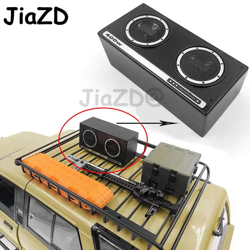 

1PCS 1/10 RC Crawler Car Decorative Accessories Simulate SUBWOOFER MODEL For 1:10 RC AXIAL SCX10 ii JEEP 90046 TRX4 D90 TF2 W009