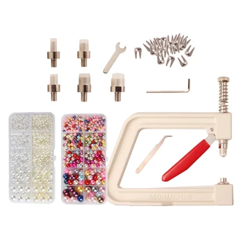 

Manual Nailed Bead Machine DIY Tools Pearl Beads Set Craft Clothing Decoration