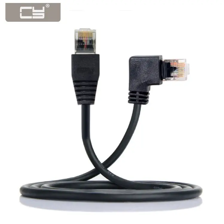 Сетевой патч-корд CYDZ 8P8C STP Cat6 Lan Ethernet 90 градусов для прямого кабеля 50 см |