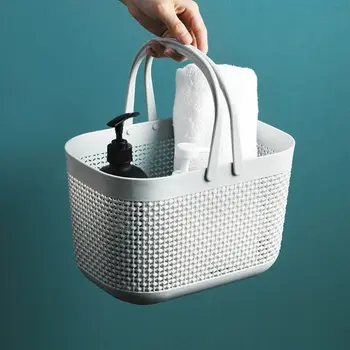 

Mesh Shower Caddy Handy Plastic Baskets with Handles Storage Bathroom Accessory #108