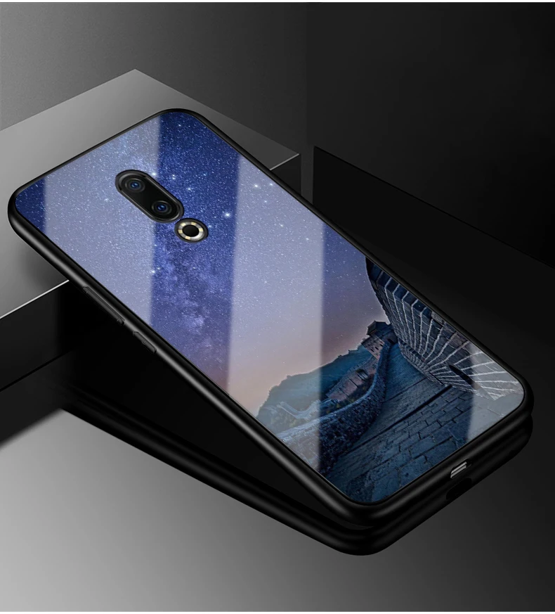 Для Meizu 15 чехол из закаленного стекла, жесткая задняя крышка для Meizu 15 Plus, чехол 15 Plus, мягкий бампер для Meizu15, защитный чехол s