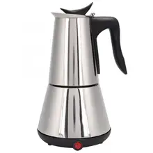 300 мл 220-240 в Бытовая нержавеющая сталь электрическая Кофеварка многоразовый горшок с европейской вилкой Новинка