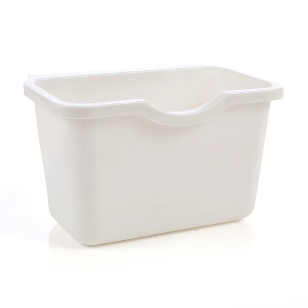 HOT1Pc дверь кухонного шкафа пластиковая корзина подвесная корзина для мусора мусорное ведро ящик для мусора Настольный контейнер для хранения мусора держатель для хранения - Цвет: Белый