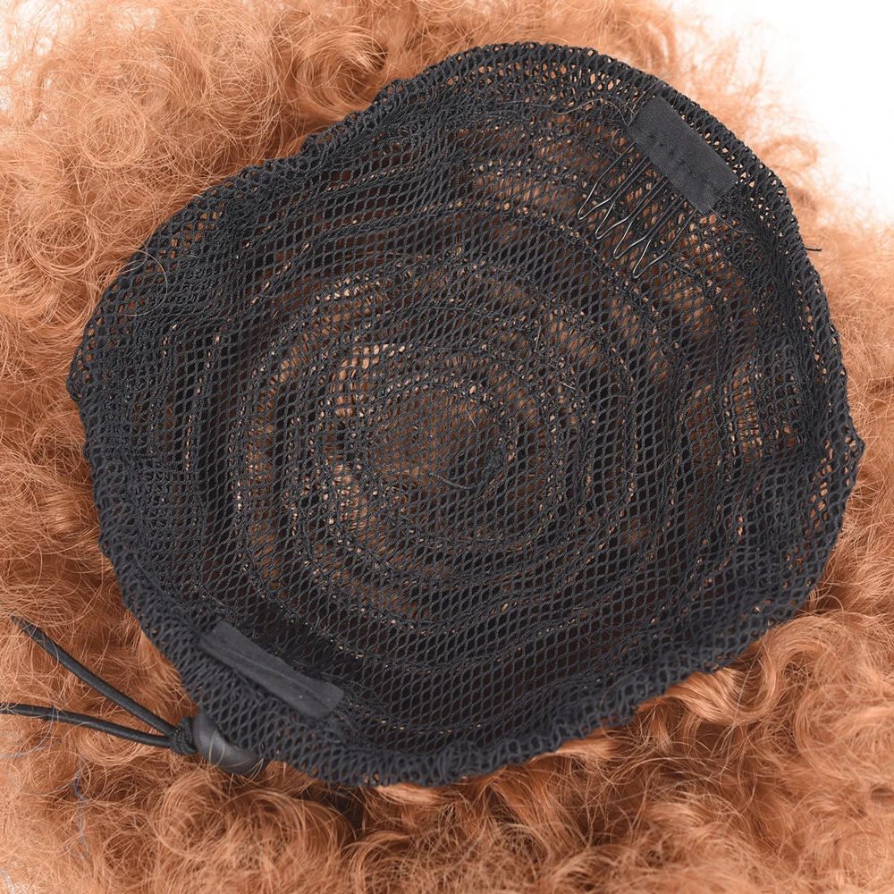 LIHUI Puff-wigs Blick Girl 5inches/8inches African Buns Children's Chemical Fiber Hair Accessories Natural Black Brown