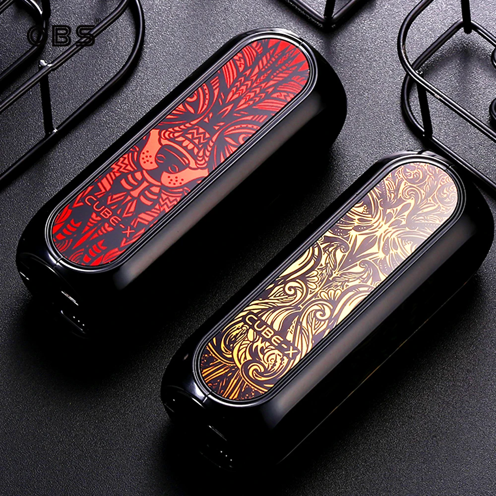 OBS Cube X Mod Питание от одной батареи 18650 80 Вт Vape мод электронная сигарета коробка Vape Obs куб мод
