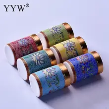 75/155 мл маленькая чайная коробка керамический канистра бутылка с крышкой кухонная емкость закуски сахар чай контейнер для хранения, банка чай caddes Олово