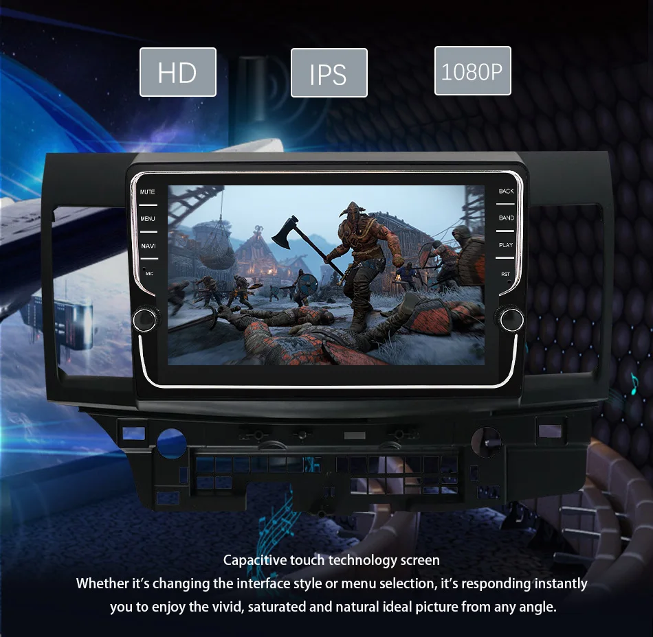 Eunavi 2din Android 9,0 для Mitsubishi Lancer 2007-2012 автомобильный Радио Мультимедиа Видео плеер навигация gps TDA7851 wifi RDS без dvd