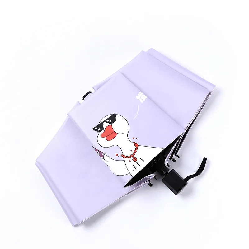 YADA INS High Quality Pet Umbrella Parasol Rain Women uv Cartoon Duck Umbrella For Women Windproof Sun Animal Umbrellas YS200014