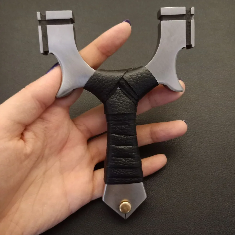 

Professional Slingshot Hunting Powerful Catapult Stainless Steel Hunter Sling Shooting Outdoor Game