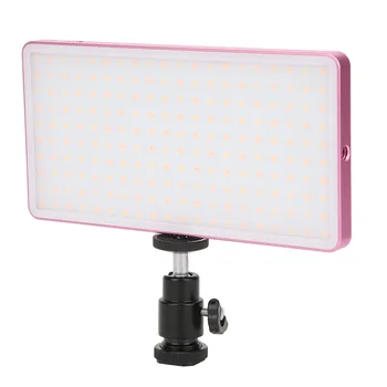 

Aluminium Alloy LED Fill Light for Phone Camera Photography Shooting Color Temperature 3200-5600K LED Colorful Display Screen