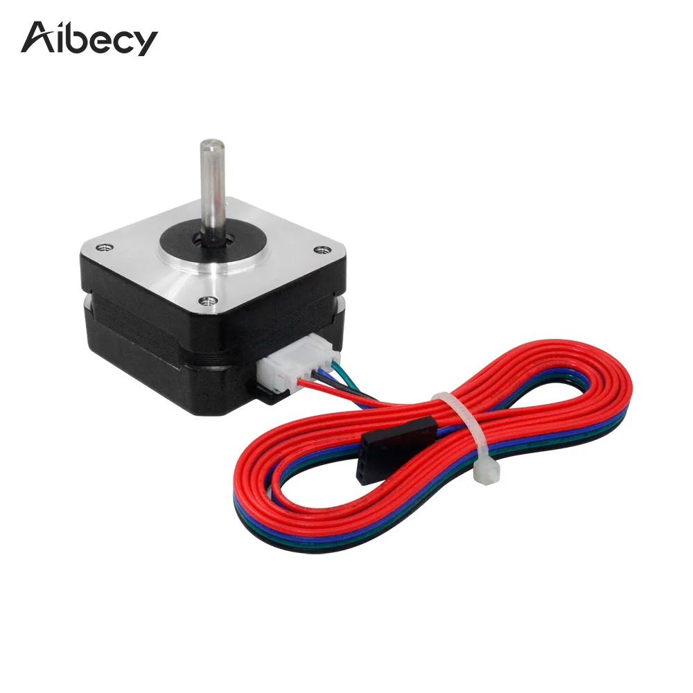 Aibecy 3D-принтеры моторы 17HS4023 шаговый двигатель для экструдер с 100 см провод 4-свинец 3D-принтеры Запчасти