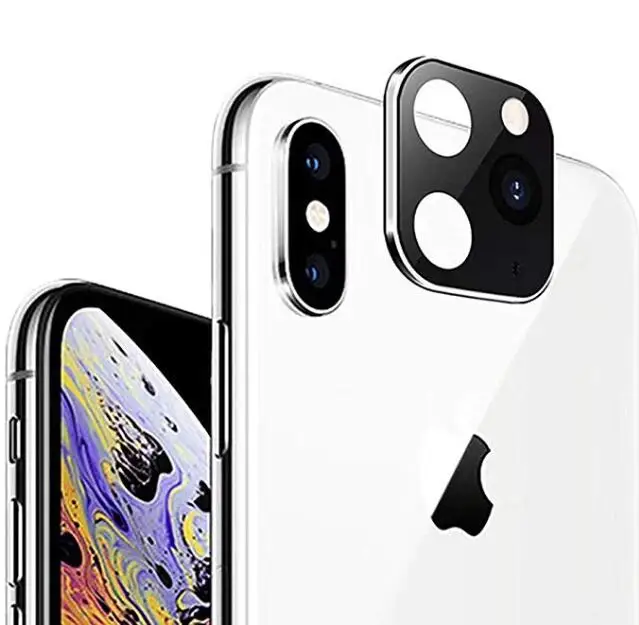 Металлический чехол для iPhone XR 11 Pro Max, защита для объектива камеры, защита для экрана, бампер для iPhone X XS MAX XR, кольцо из закаленного стекла