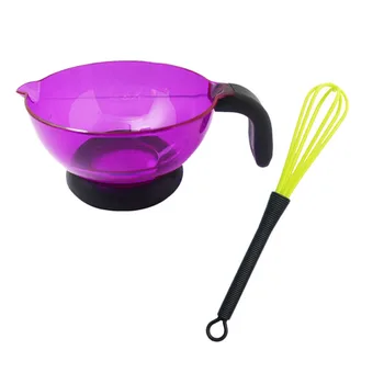 

1Set Hair Dyeing Bowl Mixer Set Barber Stirrer Hair Care Styling Tools Blender Ran Color