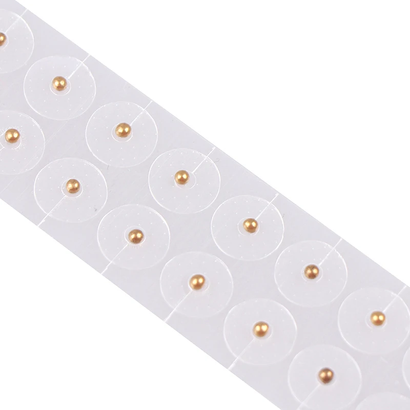 100 шт./лот прозрачные наклейки для ушных точек карандаш акупунктуры магнитные