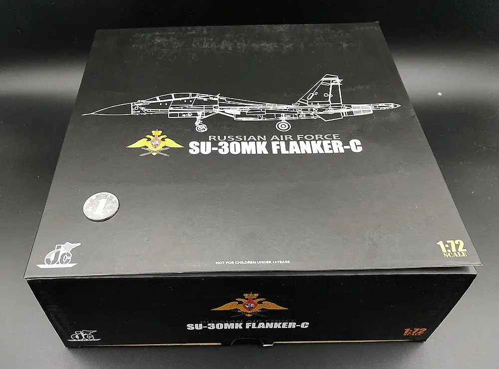 Российский SU-30MK FLANKER-C 1/72 литой под давлением самолет модель JCWINGS