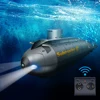 2.4G Remote Control Kids Toy Water Sports Submarine Electric Boat 6 Channel Mini Wireless Remote Control Diving Model 1