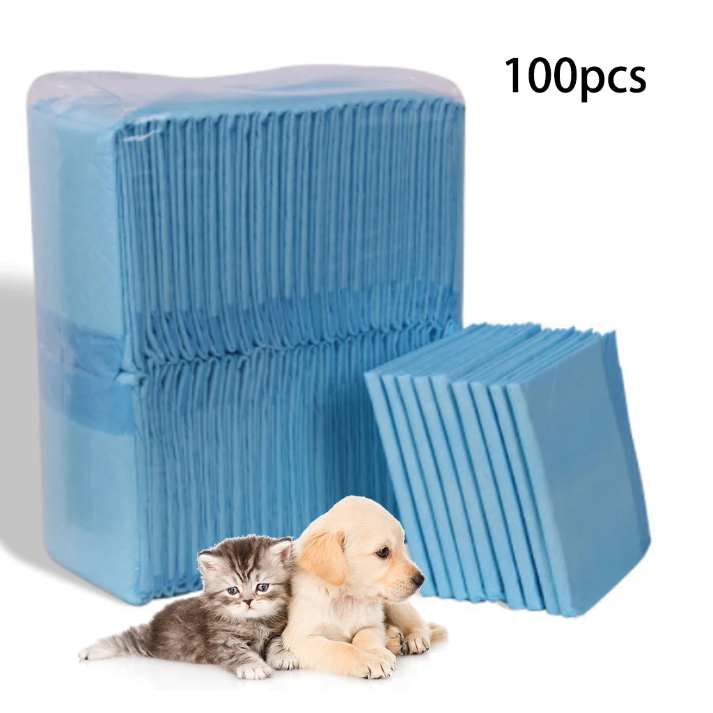 100Ps lot Pet Diapers Super Absorbent Pet Dog Training Urine Pad Diapers for Puppy Dogs Cleaning 2
