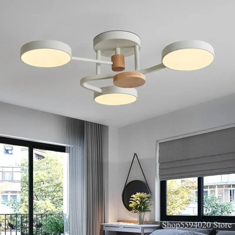 Скандинавская люстра умный светильник для гостиной простой домашний детский