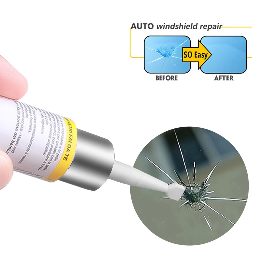 DIY Car Window Glass Scratch Crack Fix Tool Windshield Repair kit
