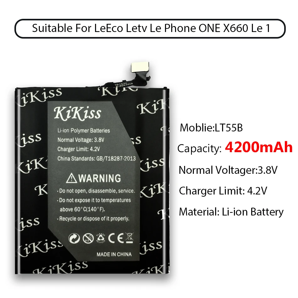 Для Letv X600 LT55B 4200 мАч батарея большой емкости для Letv X600 LT55B Смартфон батарея большой мощности