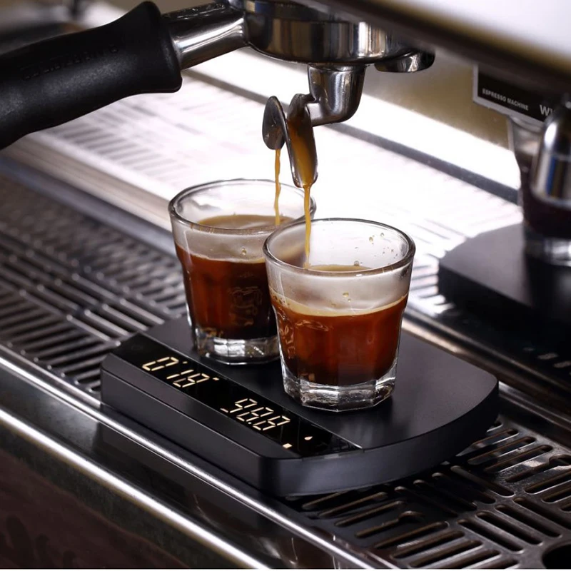Balance pour espresso EDO Barista Pocket Scale max 1.000 gr Petite balance à café numérique avec minuterie pour espresso et filtre 