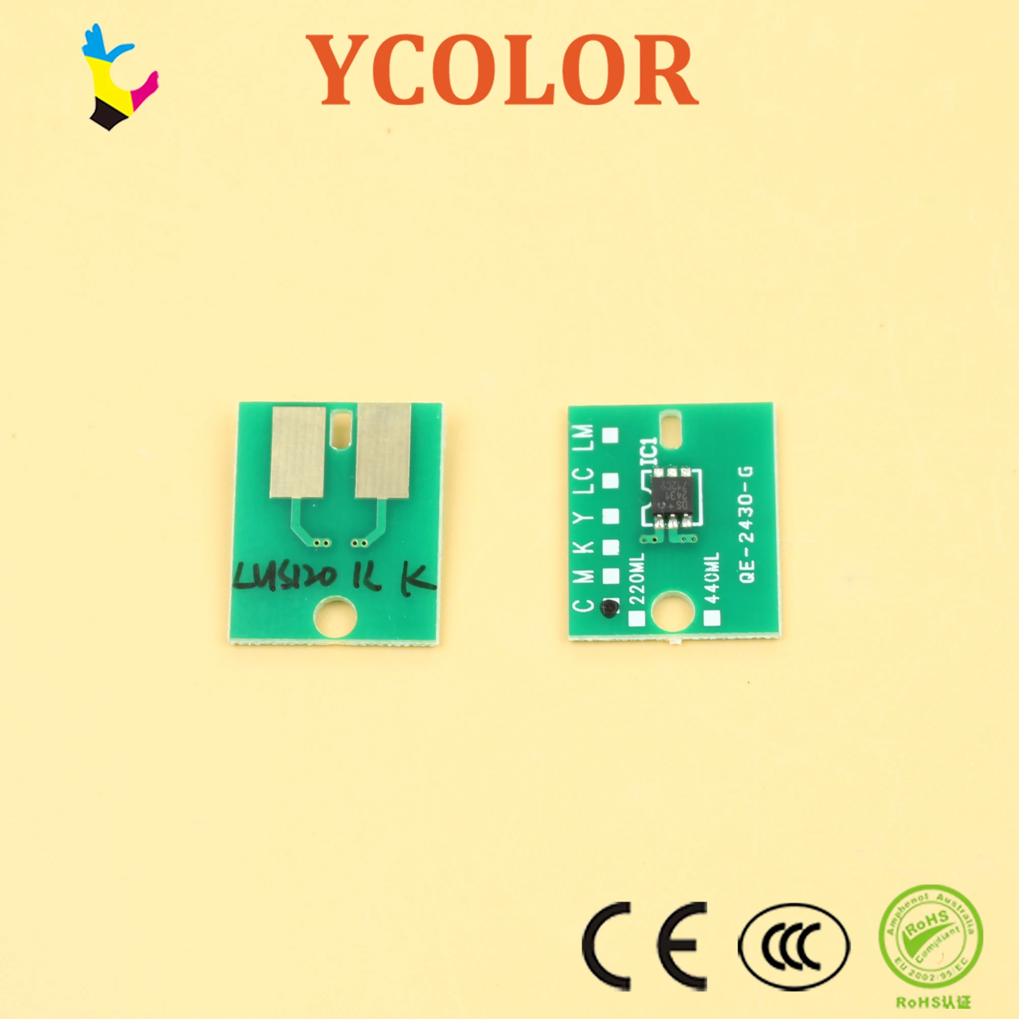 Single Use Chip 1000ml LUS 120 for Mimaki JFX200 JFX500 UJF7151 UJF7151 UJF3042 UJF6042 Lus120 Cartridge chip,toner chip