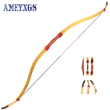 

AMEYXGS 20-50lbs Traditional Bow Hunting Recurve Bow Turkish Bow 29.5"Outdoor Shooting Target Hunting Sport