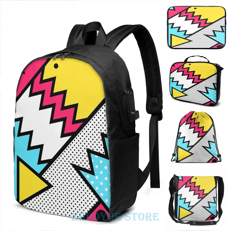 zigzag school bag