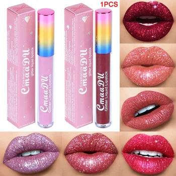 

Shiny Glitter Liquid Lipstick Moisturizing Long Lasting Waterproof Sparkling Lipgloss SSwell