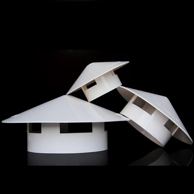 Pvc Cap Pvc Rain Cap, Breathable Cap, Ventilation Cap, Pipe Cap 75mm