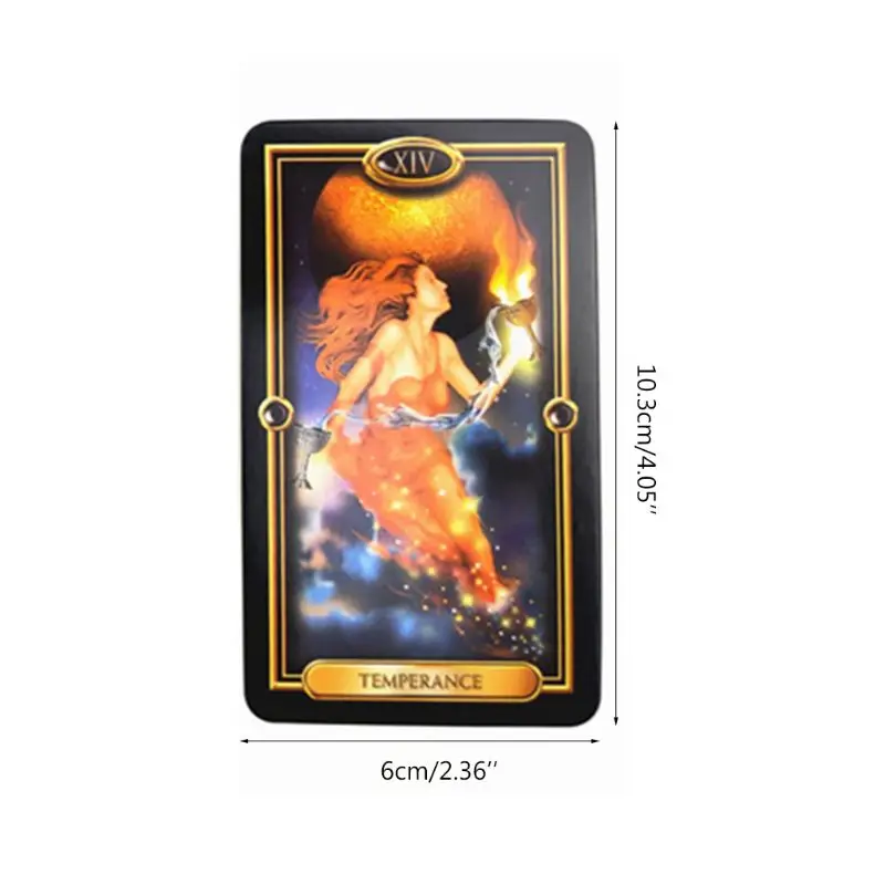 

Brand New Easy Tarots 78 Cards Deck Guidance of Fate Mysterious English Oracle Card Divination Family Party Board Game