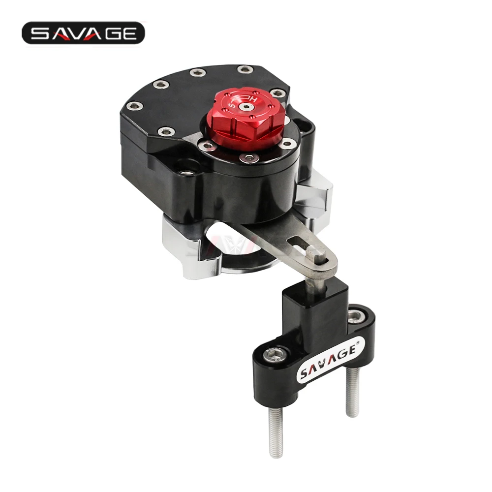 Reversed Safety Steering Damper For HONDA VFR800F VFR800Fi VFR800 VTEC Motorcycle Adjustable Stabilizer Bracket Kit VFR 800 F