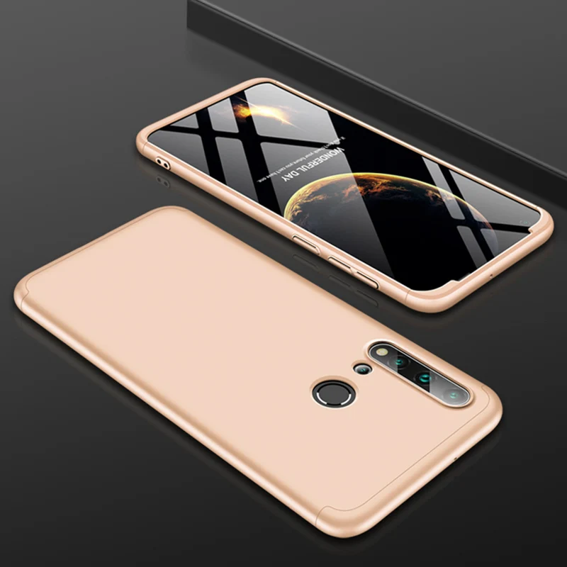 04 Full Gold Чехол на 360 градусов для huawei Y9 Prime P Smart Z Honor 20s 9X Pro 8A 8C 8X Y7 Y6 Nova 5T P20 P30 Lite чехол s Coque - Цвет: 04 Full Gold