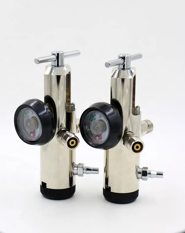 

All brass CGA870 oxygen regulator with 2-CV for oxygen cylinder