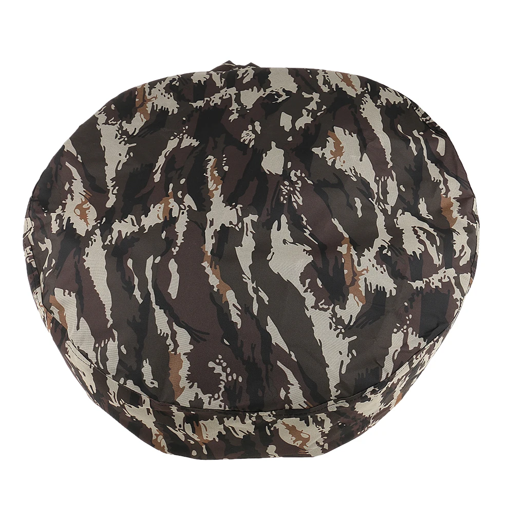 2 Pieces 13`` Strong Camo and Black Vinyl PVC Spare Tire Cover Wheelcover for Jeep Wrangler Cruiser Toyota