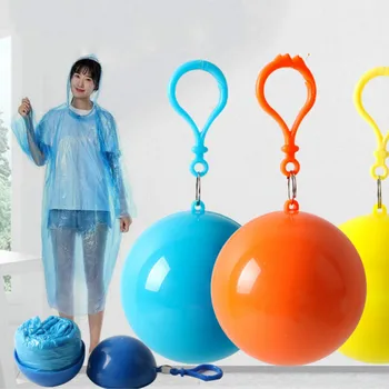 

Outdoor Climbing Raincoat For Adult Child Men Women Disposable Raincoat Ball Storage Box Easy to Carry Prepared 2020 New E0961