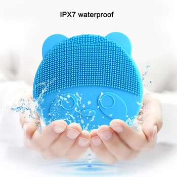 

Electric Massage Brush Washing facial Cleaning Brush MiNi Machine Waterproof Silicone skin care tools Deep Washing face massager
