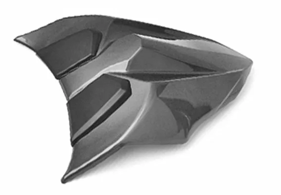 Задние фары для мотоцикла секция сиденья крышка капота для Kawasaki Z650 NINJA 650 аксессуары двигателя задняя крышка сиденья капот - Цвет: Серый