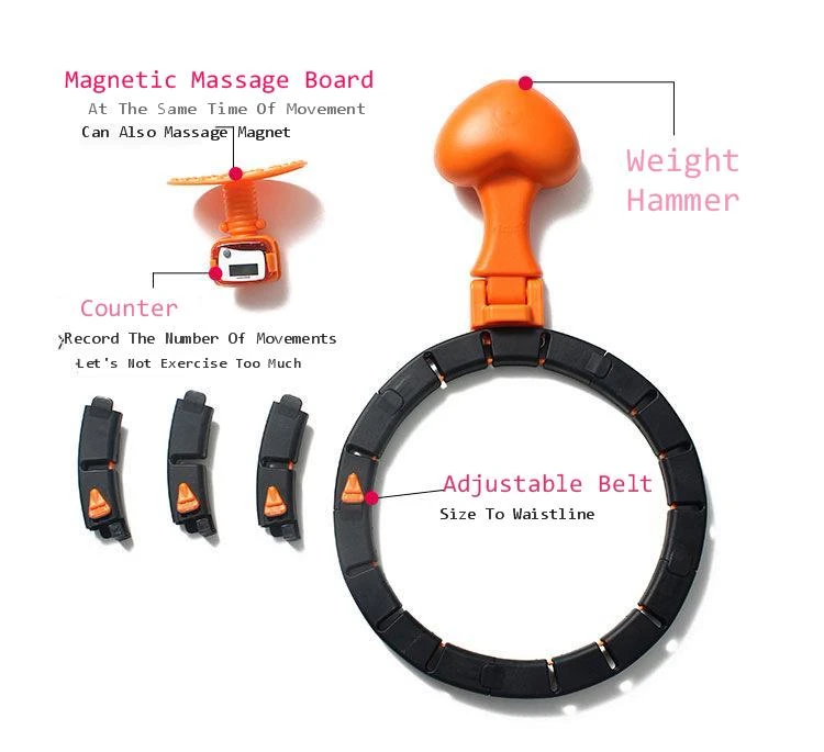 Adjustable Sports Hoop for a Thin Waist