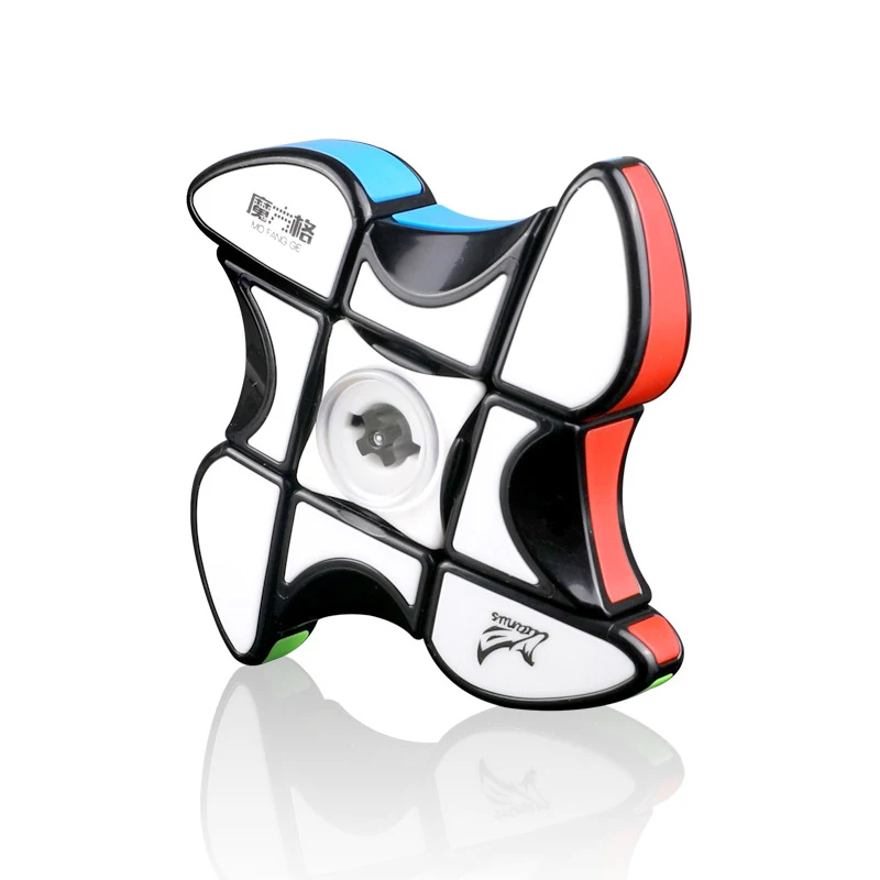 

Upgrade 133 Fidget Hand Spinner Puzzle relieves stress Fingers Focus MoFangGe 133 Cube Spinner Floopy Stickers Kids toys