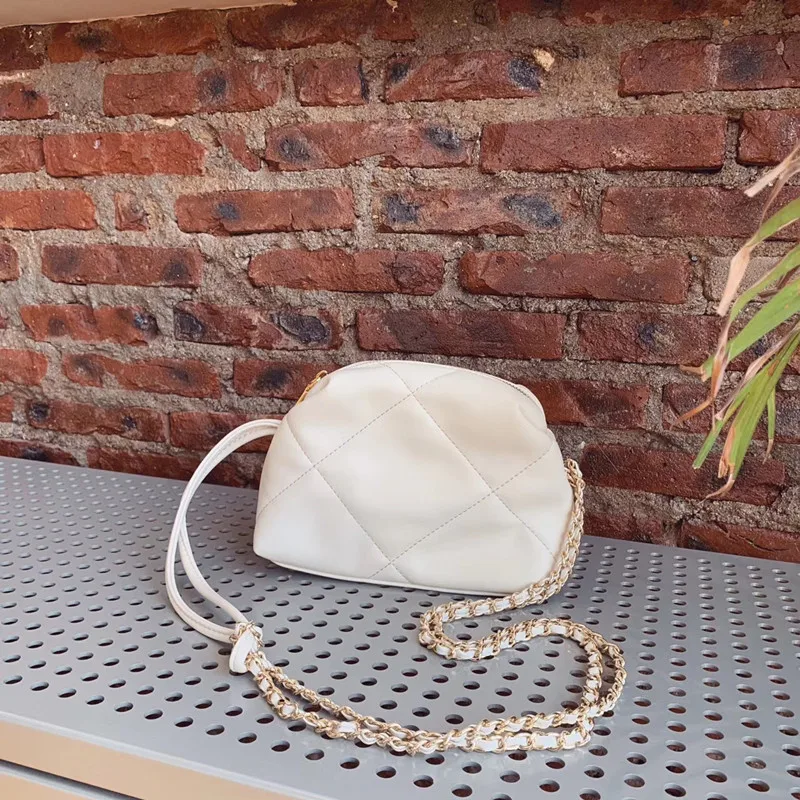 Hot Handbag Women's Single Shoulder Messenger Crossbody Shoulder Bag Leather Dumplings Clouds Package Female Clutch ladies