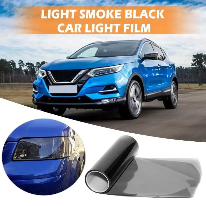 

Car Sticker Light Smoke Black Car Headlight Tail Light Fog Light Tint Film Vinyl Sticker Sheet Auto Styling Decoration