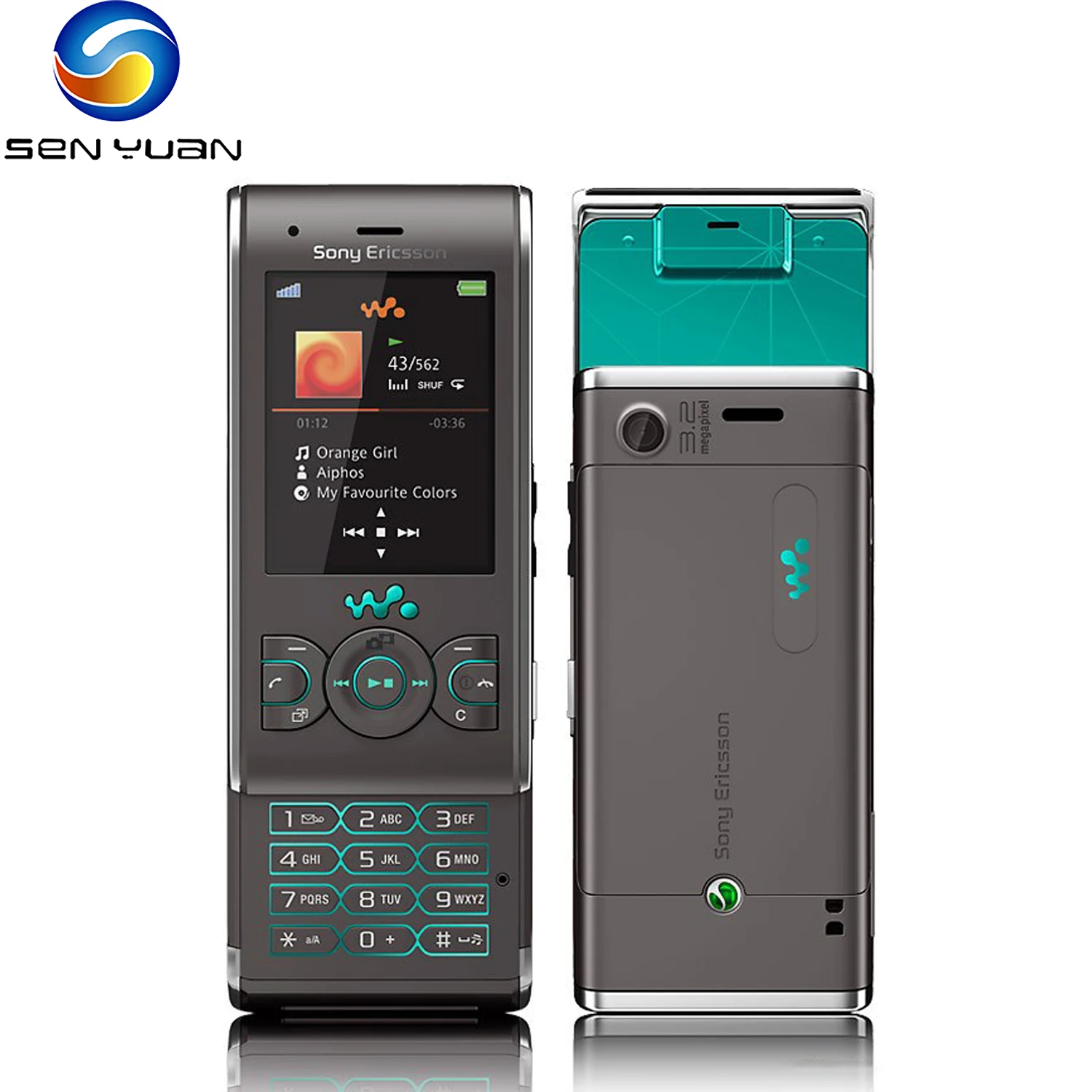 

Original Unlocked Sony Ericsson W595 3G Mobile Phone 2.2''Display FM Radio 3.15MP Camera Bluetooth Slider CellPhone