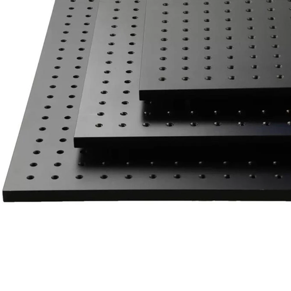 High Precision 300x450mm Optical Flat Optical Breadboard Optical Plate Black/White Anodized