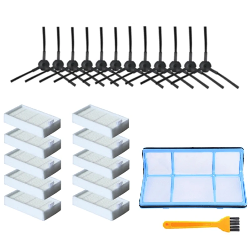 

Primary Dust Filter Side Brush Efficient Hepa Filter for Ilife V5 V5S V3 V3S V5Pro V50 V55 X5 V5S Pro Robot Vacuum Cleaner Parts