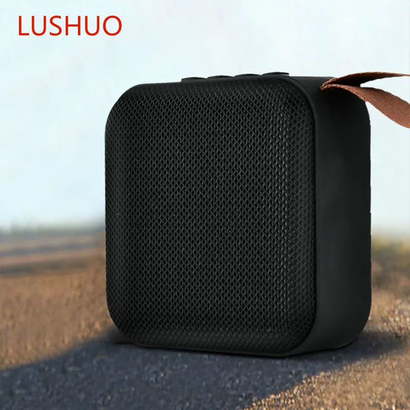 

LUSHUO Portable Bluetooth Speaker Mini IPX5 Waterproof Outdoor Speaker Wireless Loudspeaker Support FM TFCard Speaker Bluetooth
