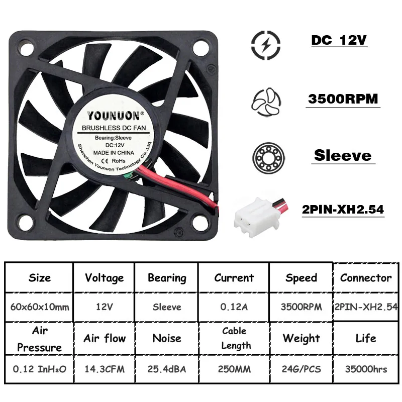 12V Oil XH2.54