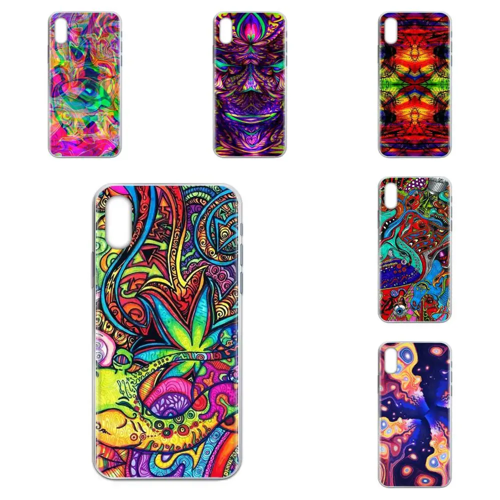 Мягкий чехол абстрактный яркий Lsd Trippy для HTC U11 Life Capa Plus U 11 U12 | Мобильные телефоны и